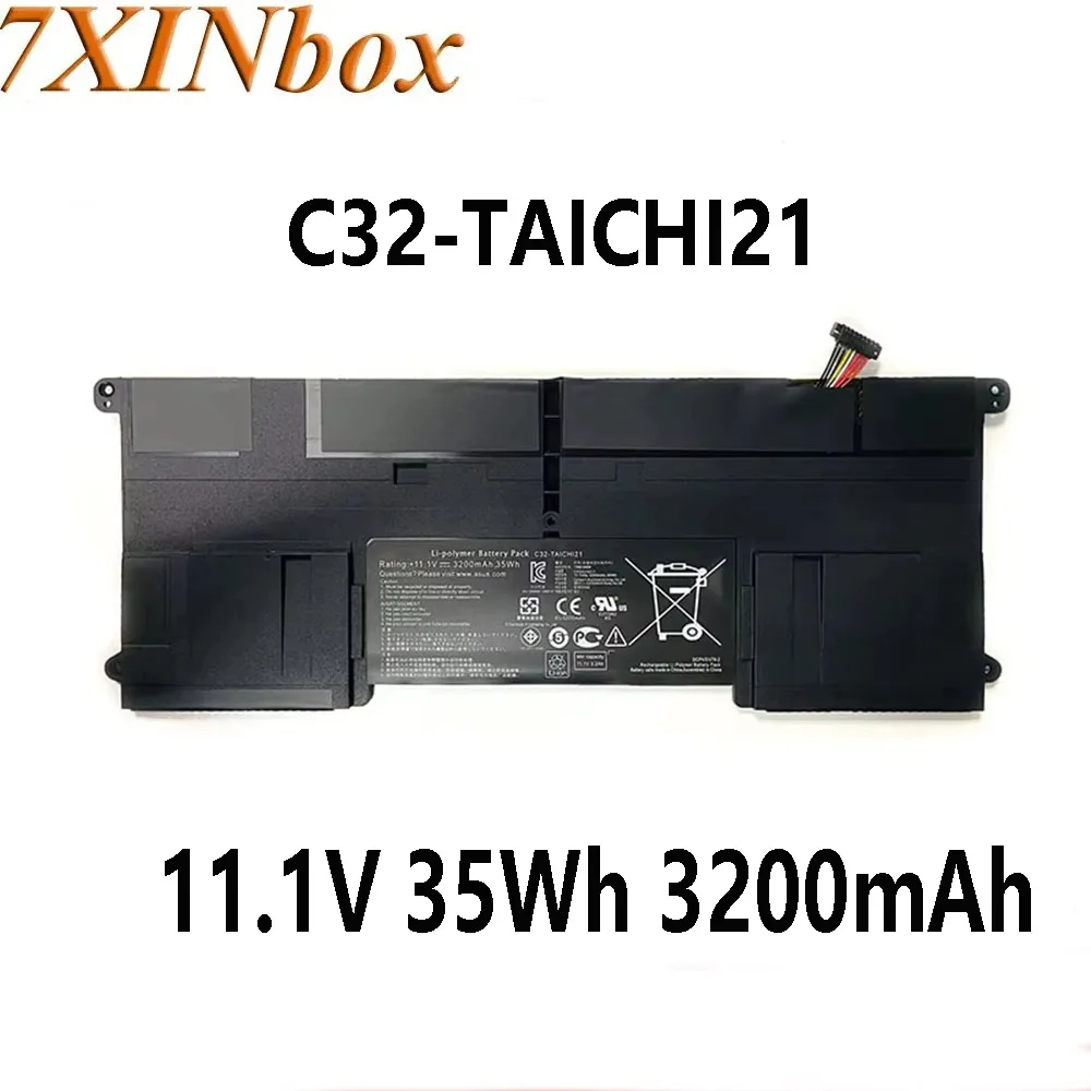 7XINbox C32-TAICHI21 CKSA332C1 11.1V 35Wh 3200mAh Laptop Battery  For Asus Ultrabook Taichi 21-3568A CW001H CW001P CW002H CW003H