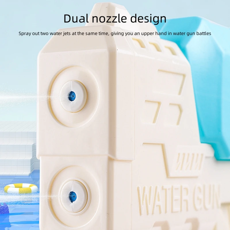 Kinderen Dubbel Mondstuk Waterpistool Speelgoed Grote Capaciteit Zomer Strand Zwembad Vecht Spel Hogedruk Watergeweren Voor Kinderen Geschenken