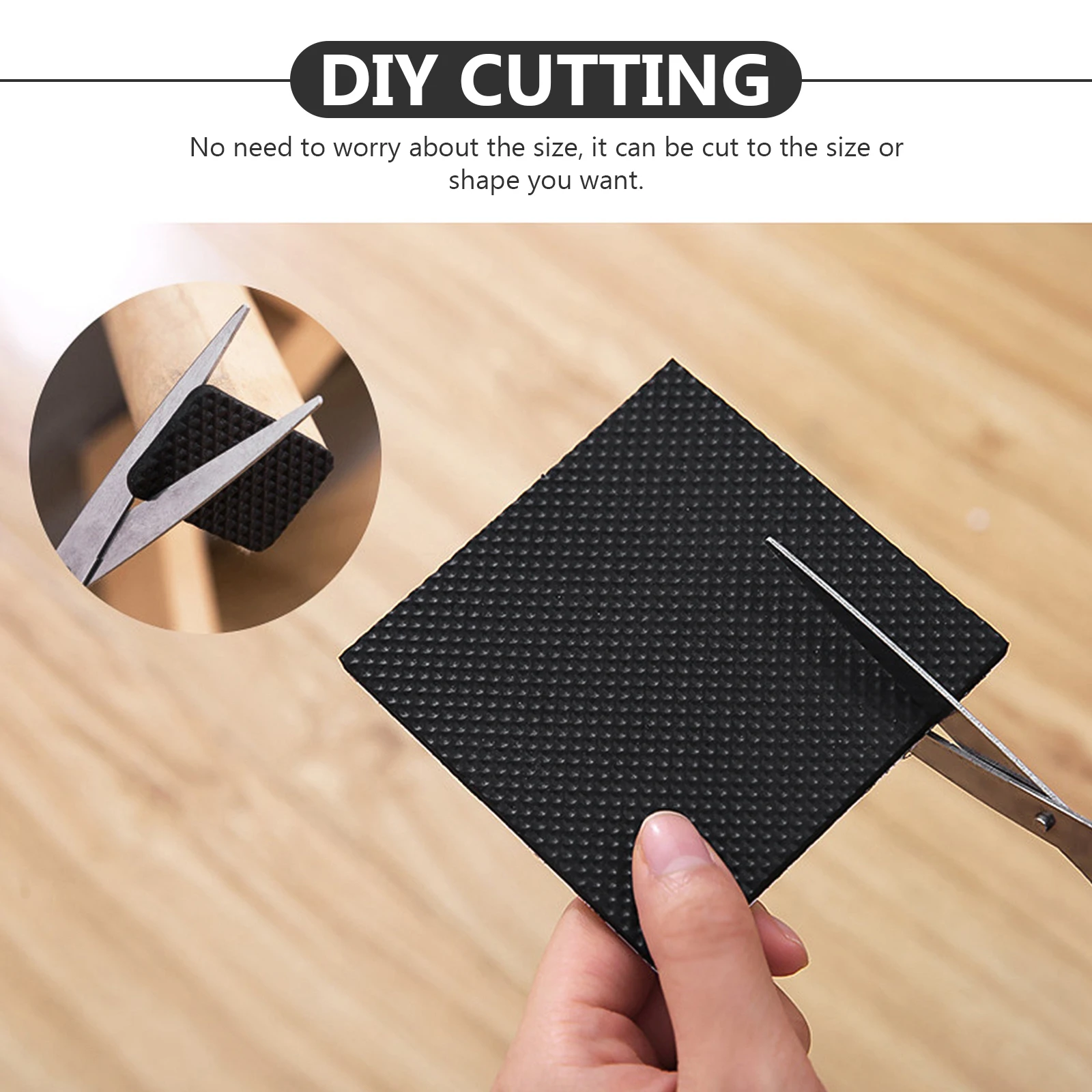 

10Pcs Self Adhesive Furniture Pads Shockproof Floor Protectors Easy to Cut Furniture Pad Anti Scratch Mat Floor Protectors