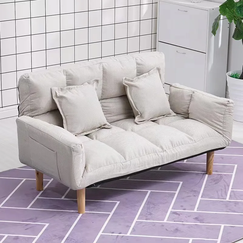 #Direct from Manufacturer Simple Double Person Folding Sofa Bed for Living Room Apartment Villa Application for Lazy Persons