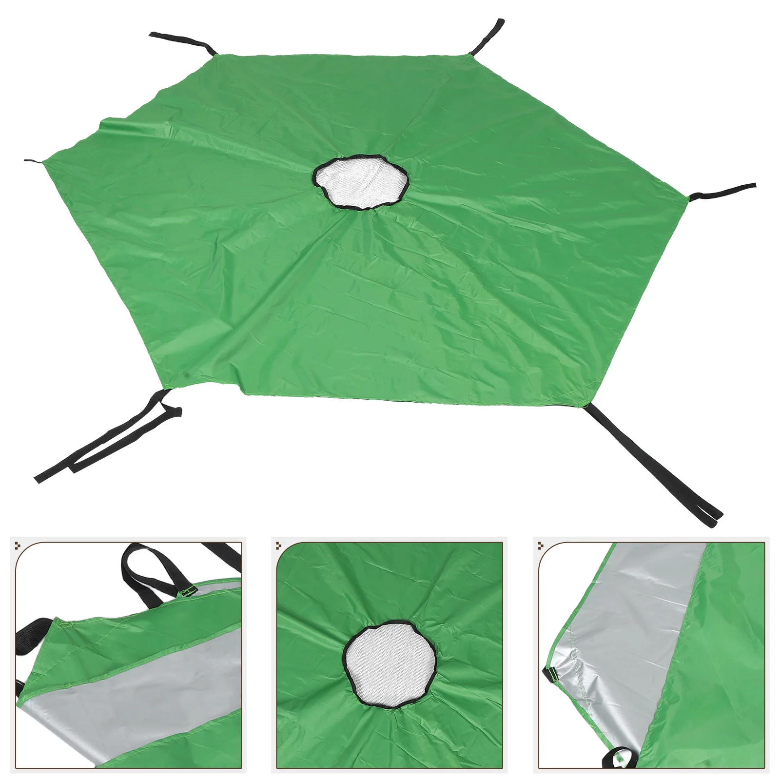 

Trampoline Shade Cover Oxford Cloth Uv Protection Waterproof Canopy For Round Trampolines Outdoor Use Wear-Resistant Lightweight