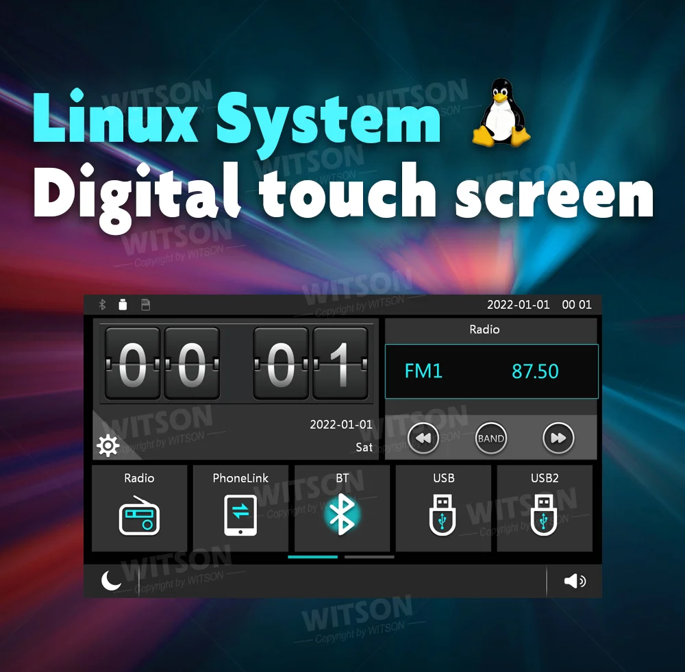 Linux System 7' Screen OEM Style Without DVD Deck For KIA CEED 2007 2008 2009 Car Multimedia Stereo CarPlay Player