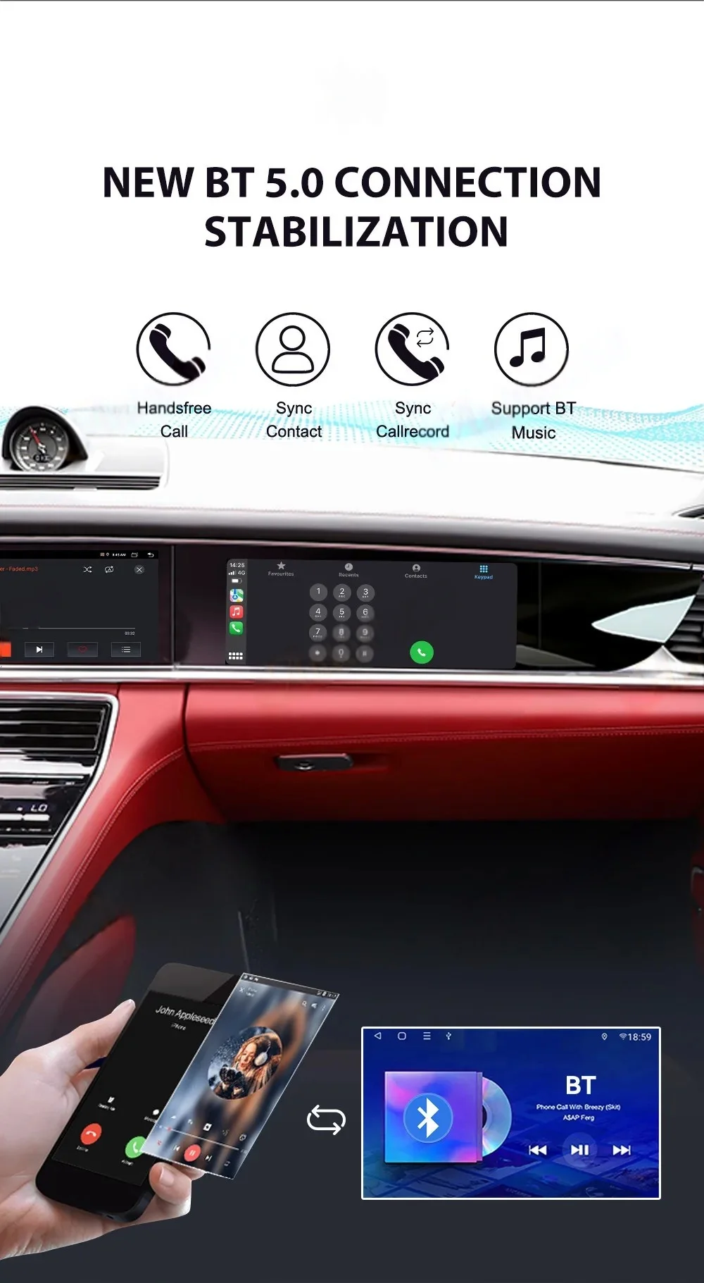 

Car Radio GPS Copilot Screen For Porsche Panamera 2017-2023 Multimedia Player Android 13 Carplay Passenger Entertainment Panel