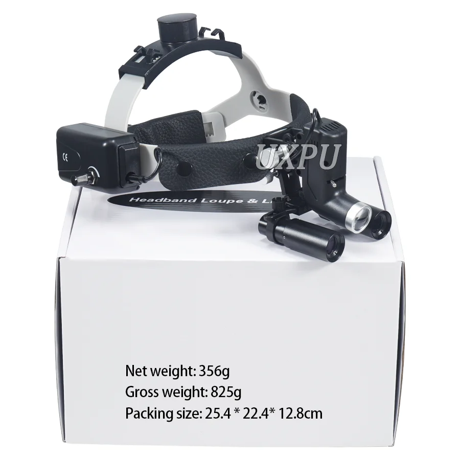5W Dental Head Mounted Headlamp has High Brightness Spotlight and High Loupe, Clear Imaging and More Detailed Observation