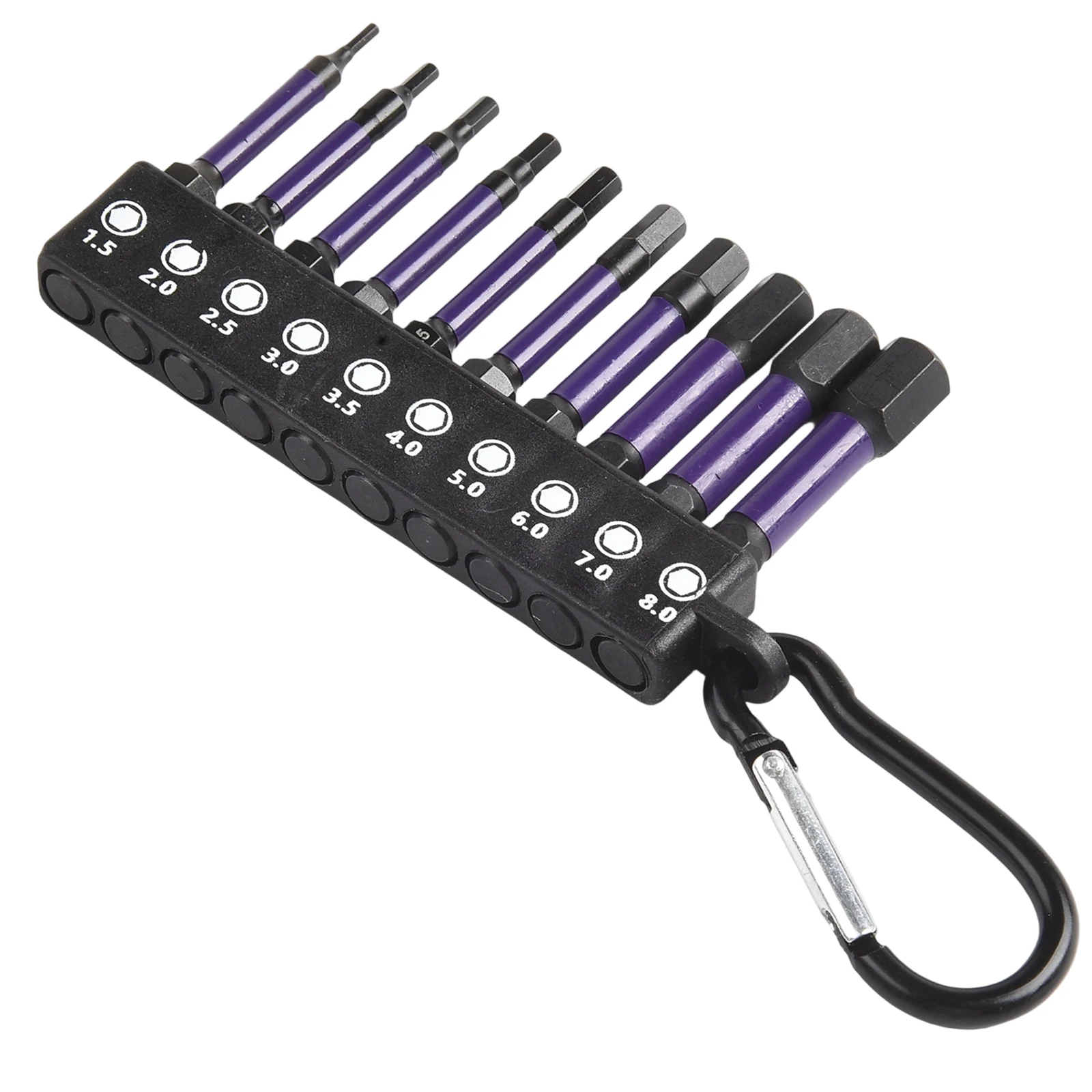 

10pcs Hex Head Screwdriver Bit Set Bit Holder 60mm Extension Rod Hexagon Head 1/4‘’ Shank Magnetic Electric Drill Screw Driver