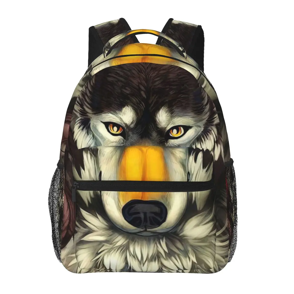 

Wolf Backpack for Girls Boys Travel RucksackBackpacks for Teenage school bag