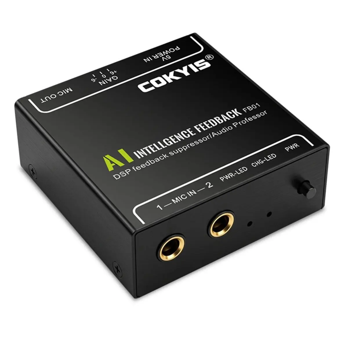【Smart Accessories】 Intelligent Anti-Howling Feedback Suppressor AI Feedback Suppressor DSP for KTV Conference Stage Live Stream