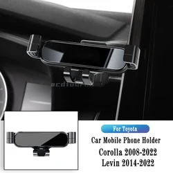 Car Phone Holder for Toyota Corolla 2018-2022 Levin 2014-2022 Gravity Navigation Bracket GPS Stand Air Outlet Clip Support Mount