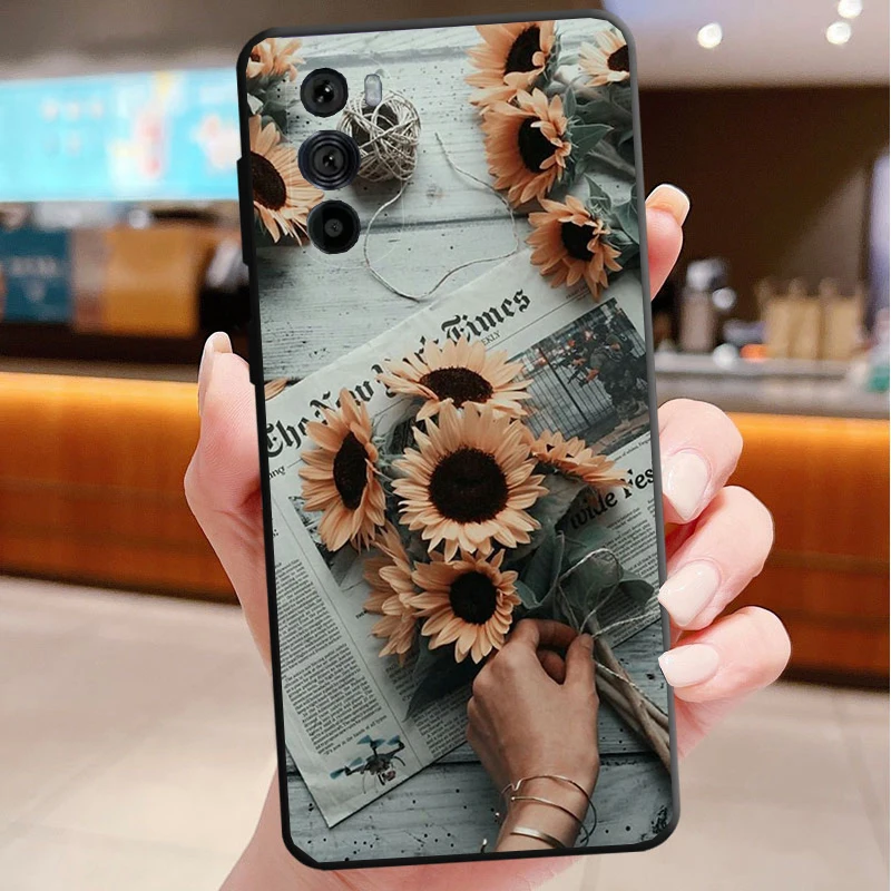 

Flower sunflower Phone Case For Motorola Edge 60 50 40 Pro 60 50 40 30 Ultra Neo Fusion Moto G Play G Stylus G Carcasas
