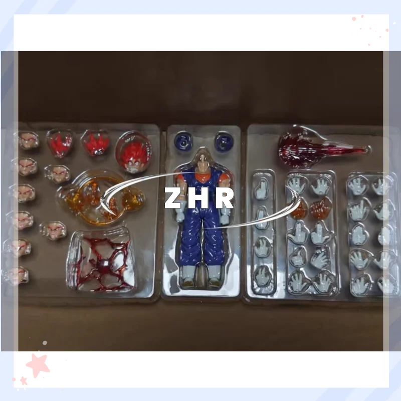 متوفر ألعاب OC لعبة دراغون بول SHF سوبر سايان SSJ Veggetoo Son Goku Vegito 3.0 الشكل الجسم أنيمي عمل أرقام نماذج دمى هدايا