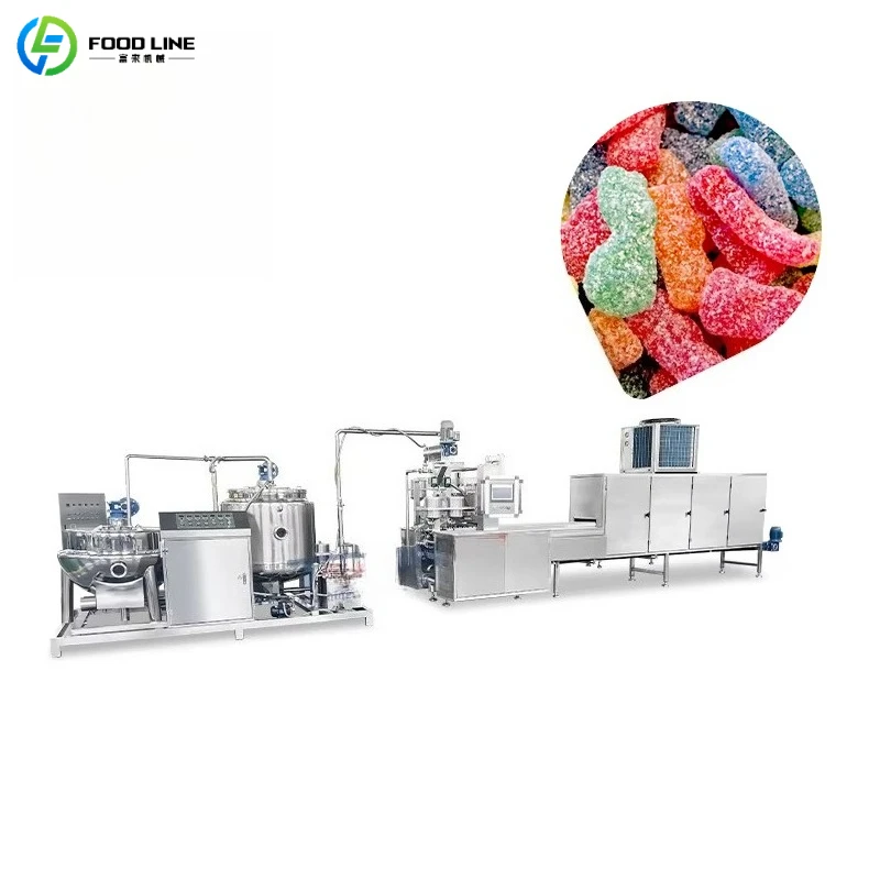 Customized High Capacity Jelly Candy Line Reliable Candy Production Line for Large Scale Production