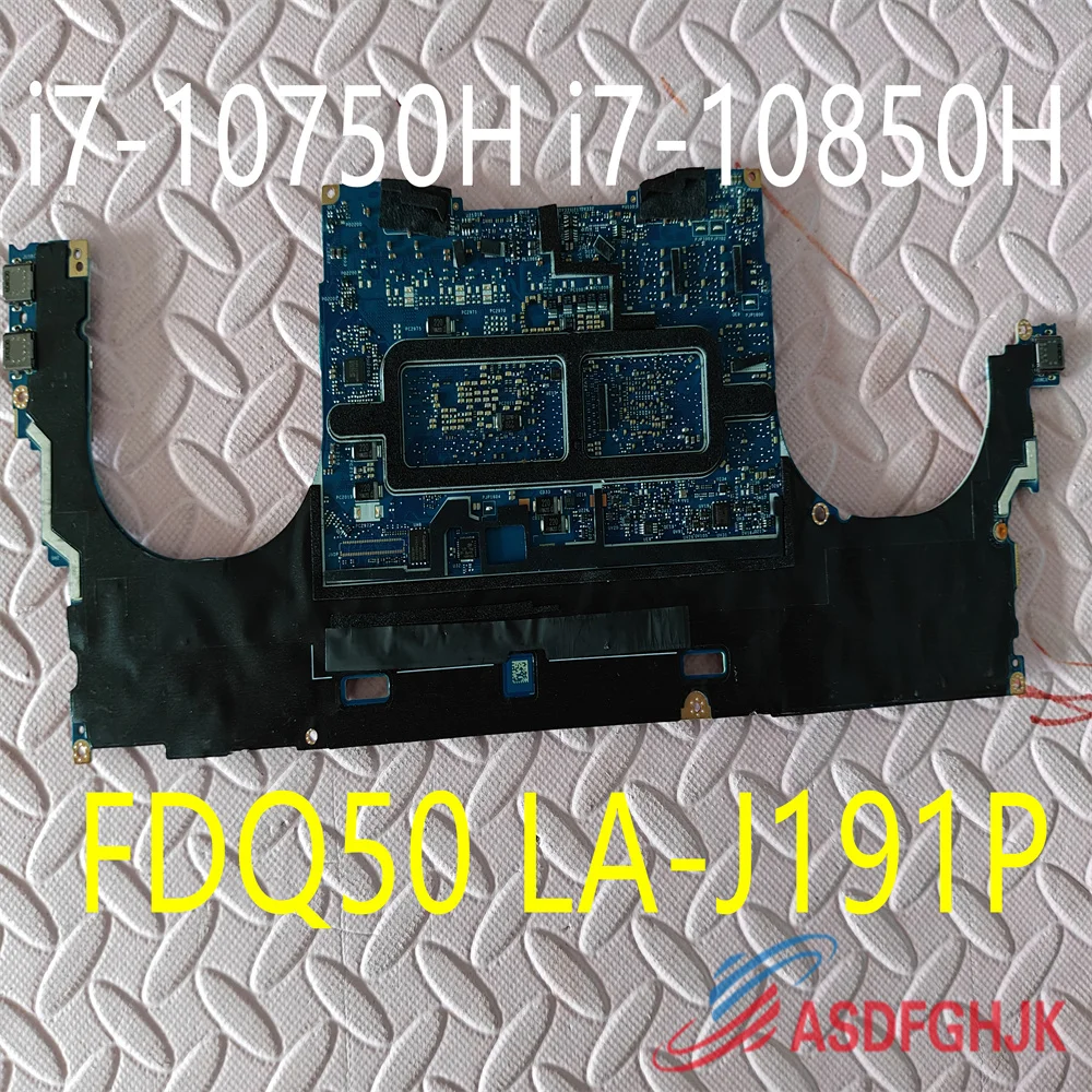 LA-J191P For DELL XPS 15 9500 LA-J191P Mainboard i3 i5 i7 CPU 100% Tested Laptop Mainboard