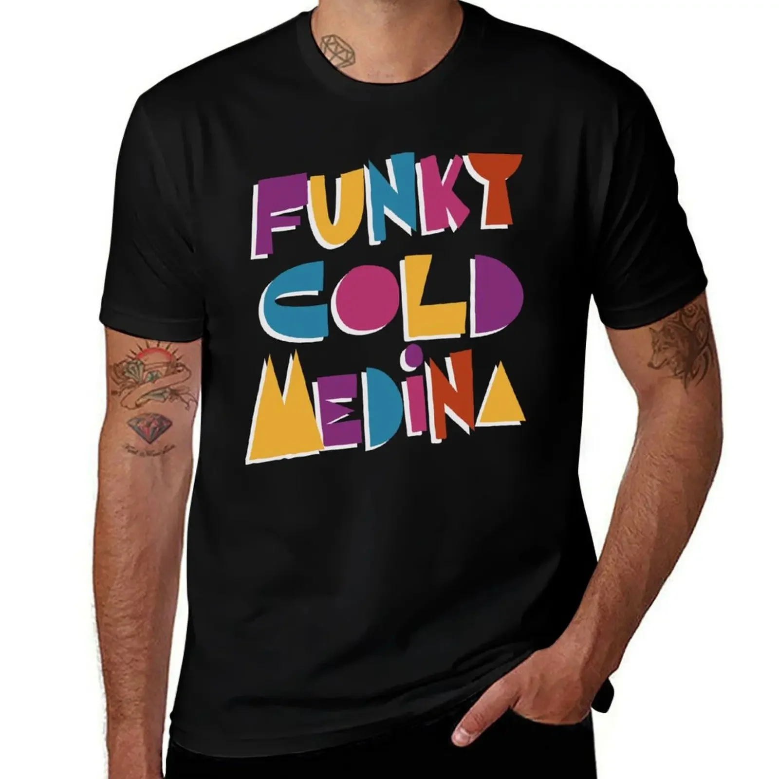 Tone Loc - Funky Cold Medina T-Shirt basketball graphic tees street wear graphic t shirts Aesthetic clothing Men's t shirts