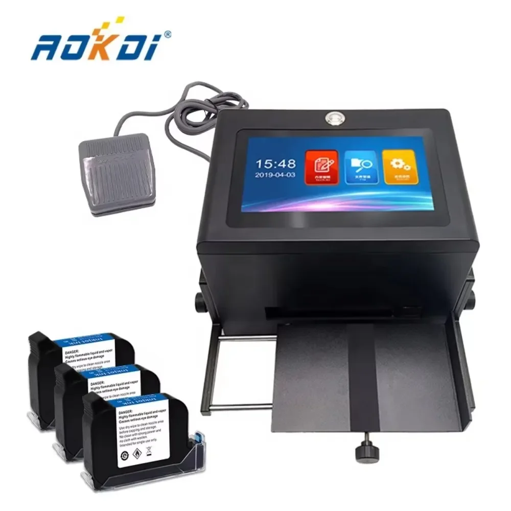 

Printer Qr Code Date Coding Expiry Date Desktop Direct Printer For Plastic Bag Bottle Box Glass Printing Machine