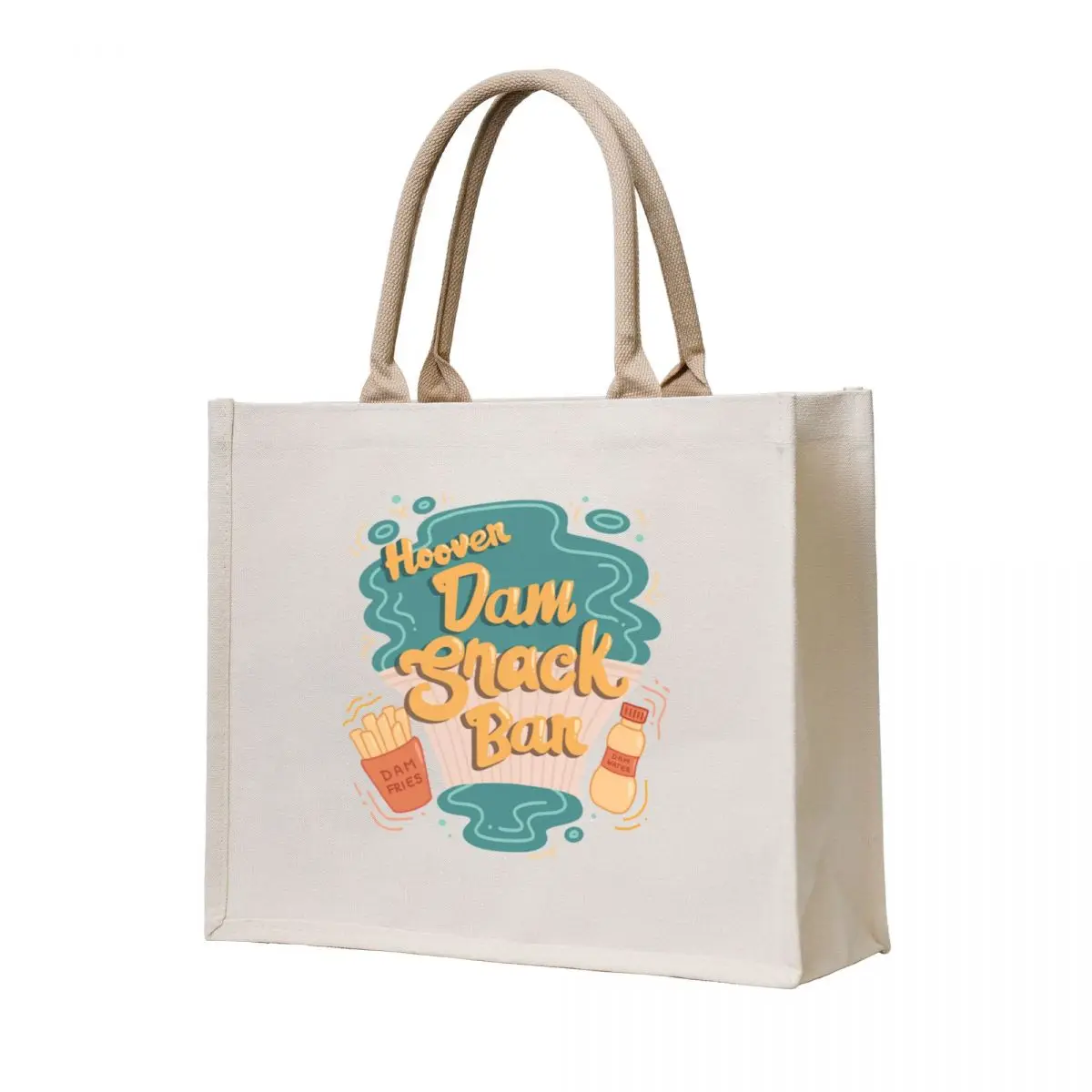 

Dam snack bar Tote Bag Women's handbag canvas shopping bag shopping bag logo