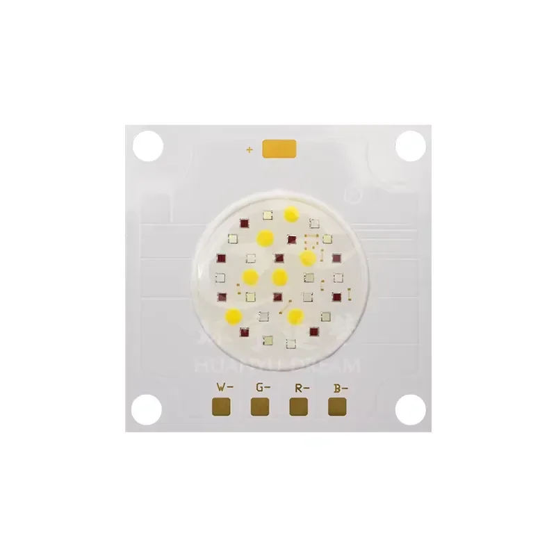 80W COB LED Chip Constant Voltage RRGBW Multicolor Aquarium Light Red Dark Red Green Blue White Diode for Fish Tank Lighting