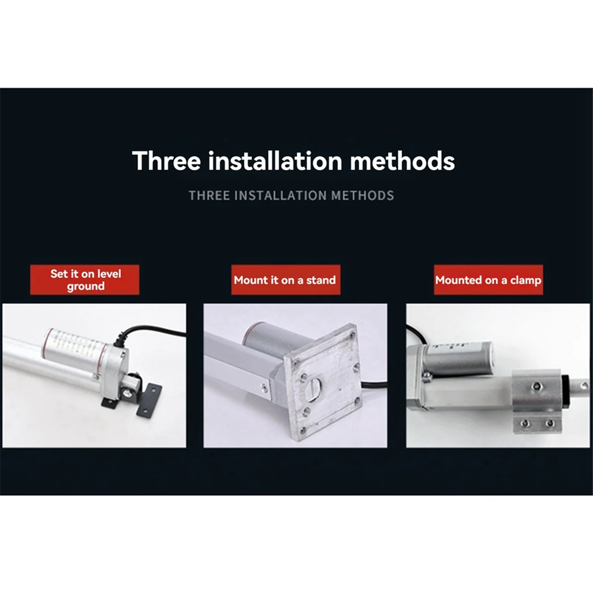 Elektryczny popychacz N18R DC 50MM, 24 V, 0,02 W, moment obrotowy 36 4000 obr./min. Teleskopowy pręt wyciszający Smart Home.