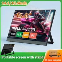 14“/15.6” Portable FHD 1080P 16:9 IPS Panel Secondary Display Computer Monitor Type-C HDMI For Xbox Switch Laptop