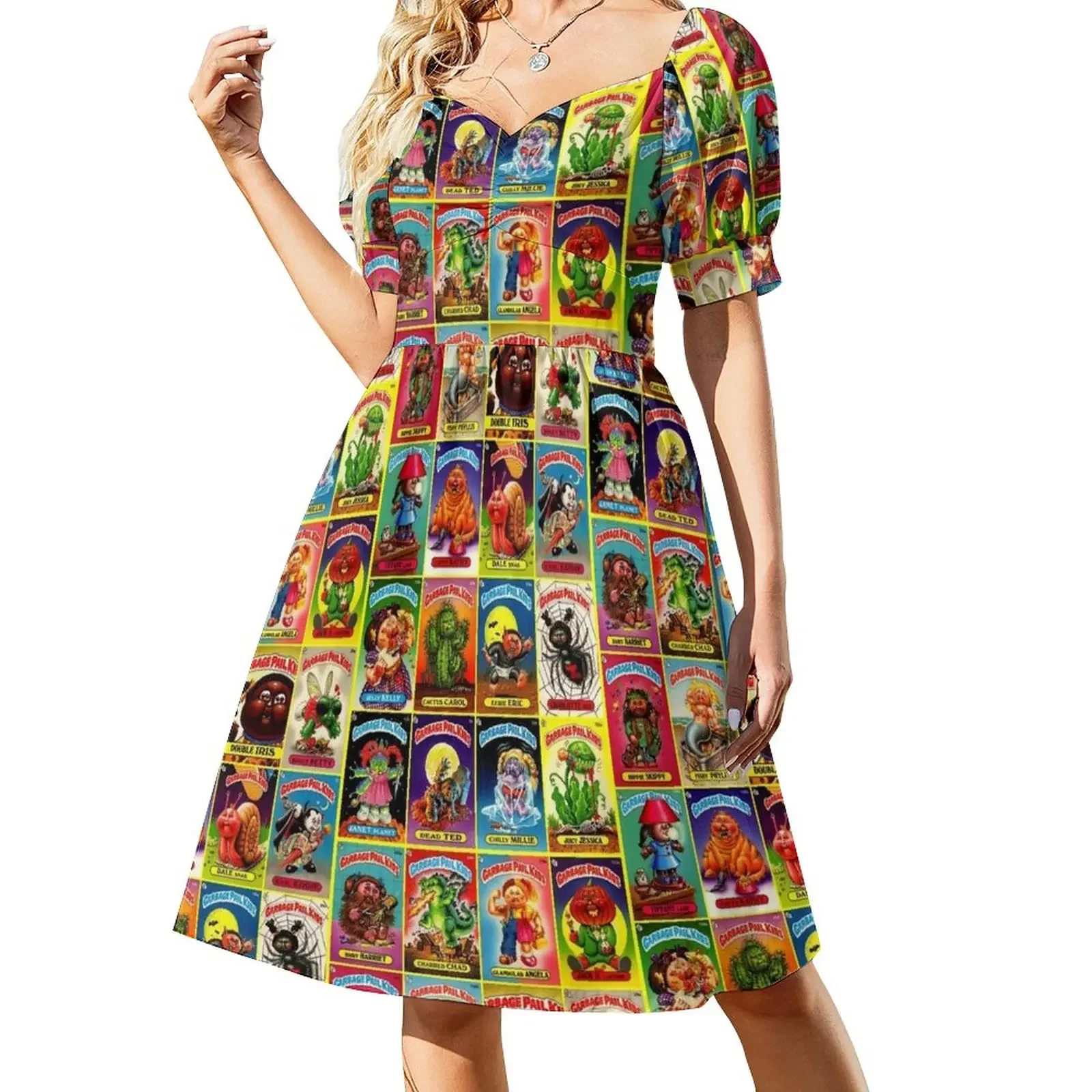 

Garbage Pail KIds Short-Sleeved Dress Dress for girls Woman clothing women's summer jumpsuit Elegant gowns