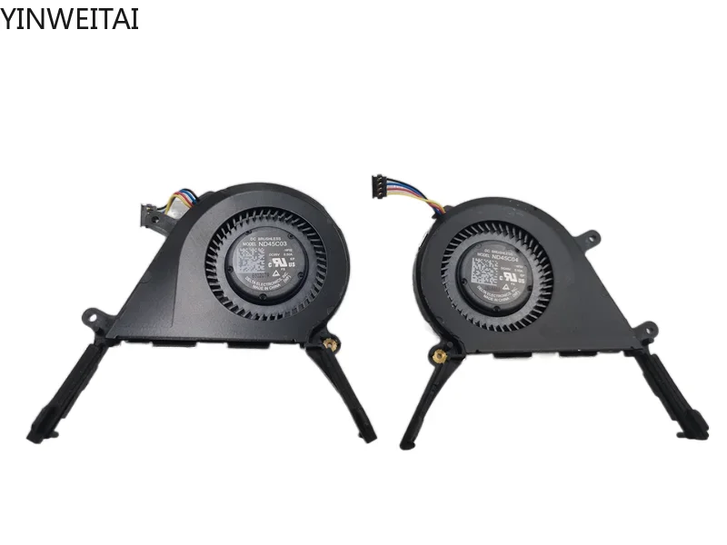 

НОВЫЙ вентилятор охлаждения процессора и графического процессора для Microsoft Surface Book 2 DELTA ND45C03-17B01 ND45C04-17B02 5V