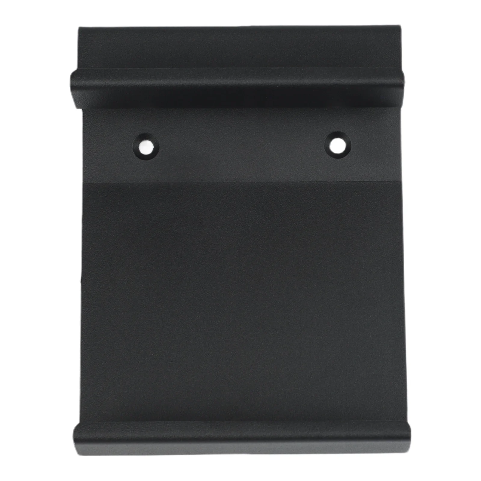 Metal Wall Mount for Tablets and Phones Sturdy Holder Ideal for Kitchen Space Saving Easy Installation Black Finish