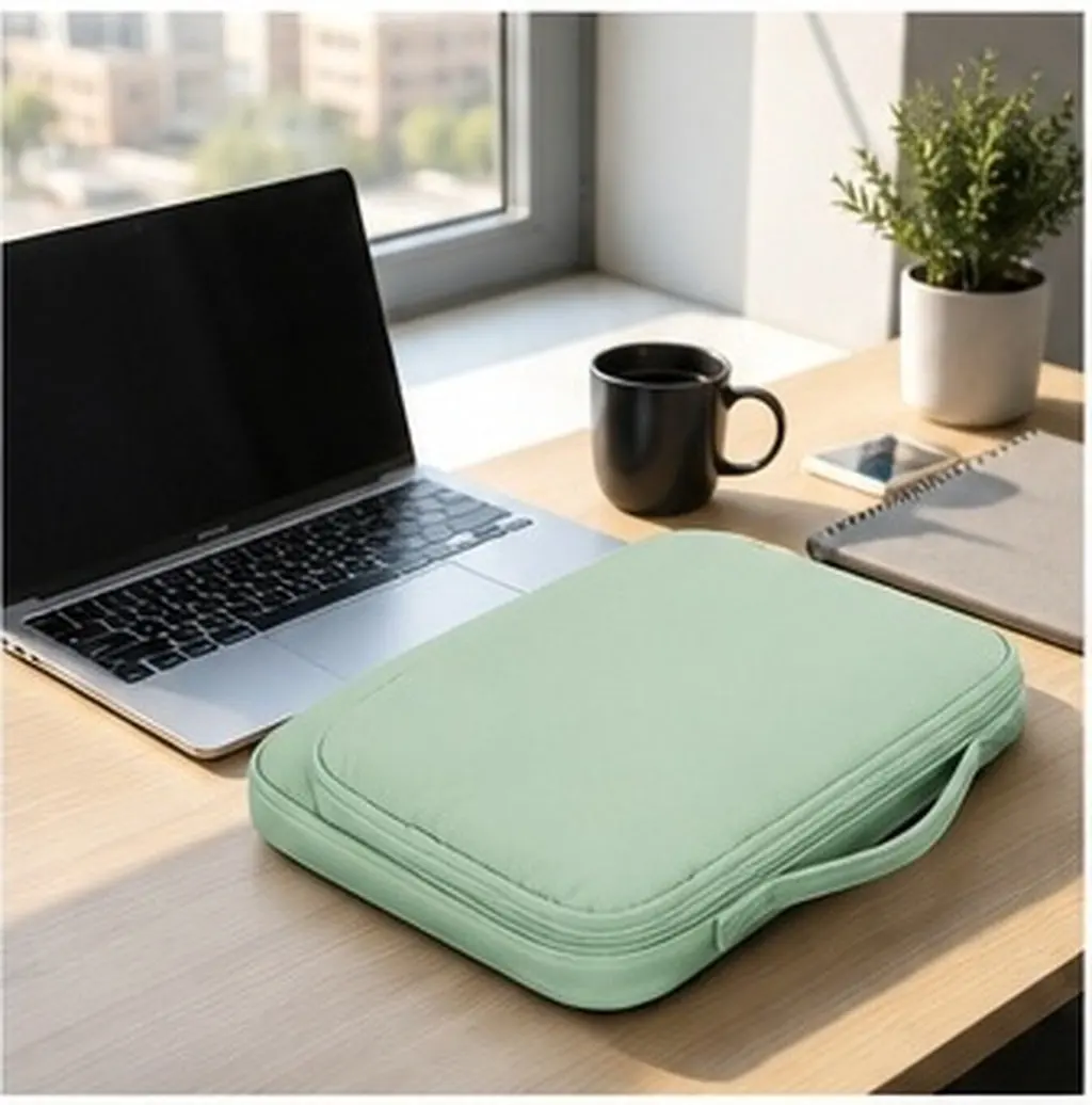 2Pcs Tablet Storage Pouch Business Travel Sleeve Bag Thickened Water Resistant Carrying Case Organizer for Electronics