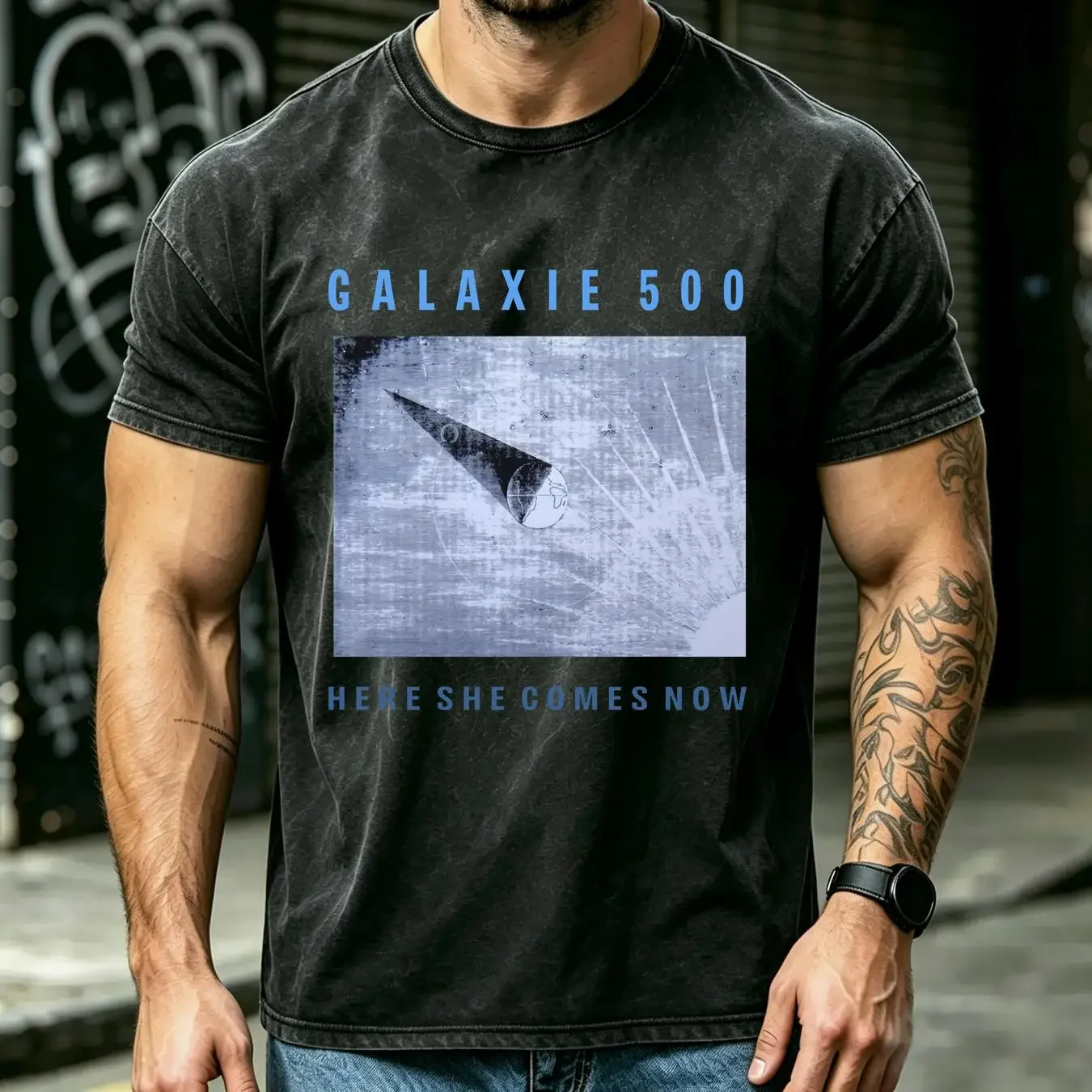 washed T Shirt Galaxie 500 Here She Comes Now albums All Size S To 5XL LL1981 long or short sleeves vintage Washed Stylish Soft