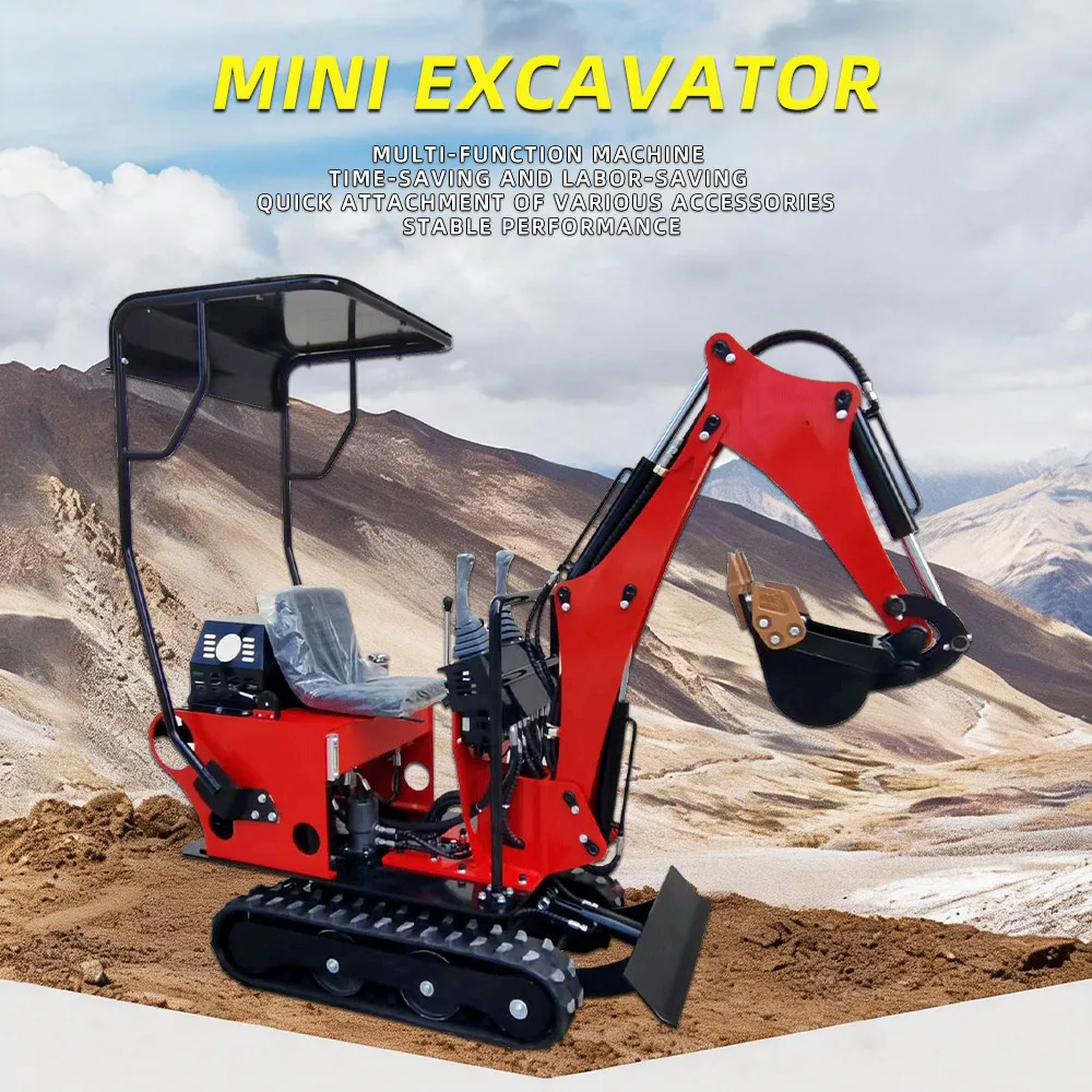 

Мини-экскаватор 1,8 тонны, прямые поставки с завода, простое управление, сертификация CE/Euro5, полный комплект навесного оборудования