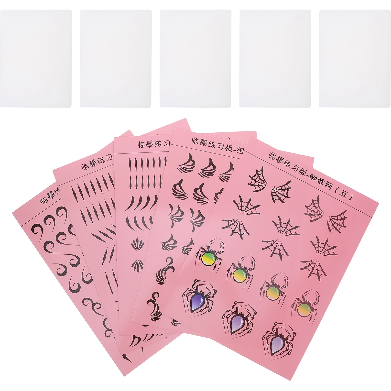 

Face Painted Template 's Painting Practice Board Pigment Color Cardboard