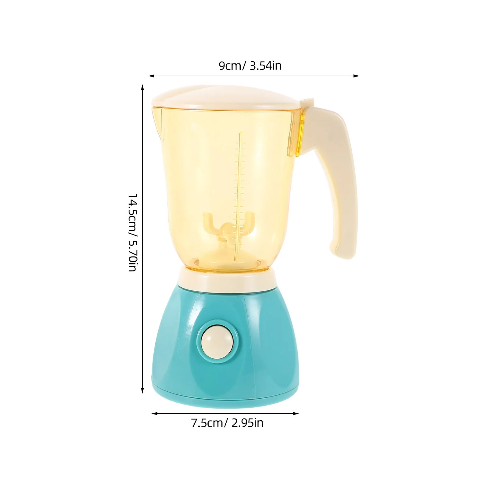 Pretend Play Kitchen Appliances Kids Mini Juicer Small Blender Realistic Plastic Smoothie Maker for Children Ages 4-8 Creative