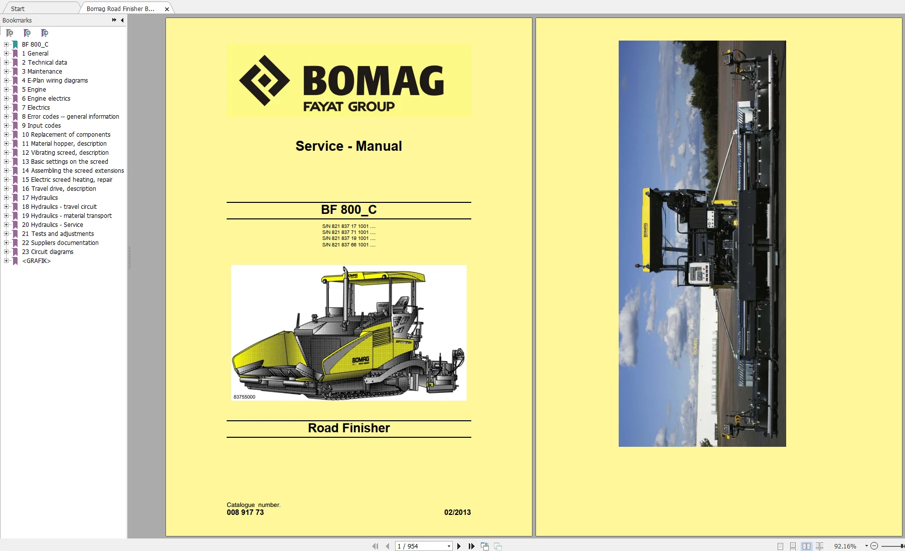 

BOMAG Machinery 24.7GB PDF DVD Service Manual, Operation & Maintenance Manual