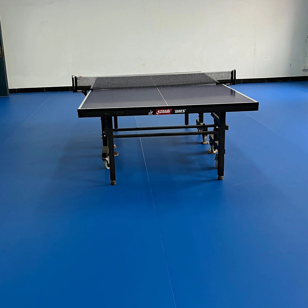 Tapete de tênis de mesa de tênis de mesa barato quadra de mesa de ping pong cor azul vermelho