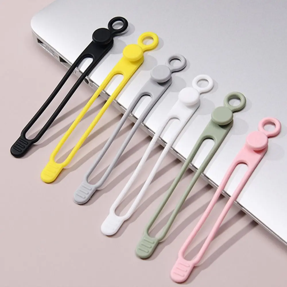 Winder Wrap Desktop Organizer Charging Cable Cable Fixing Straps Cord Organizer Straps Bundling Organizer Reusable Cable Ties