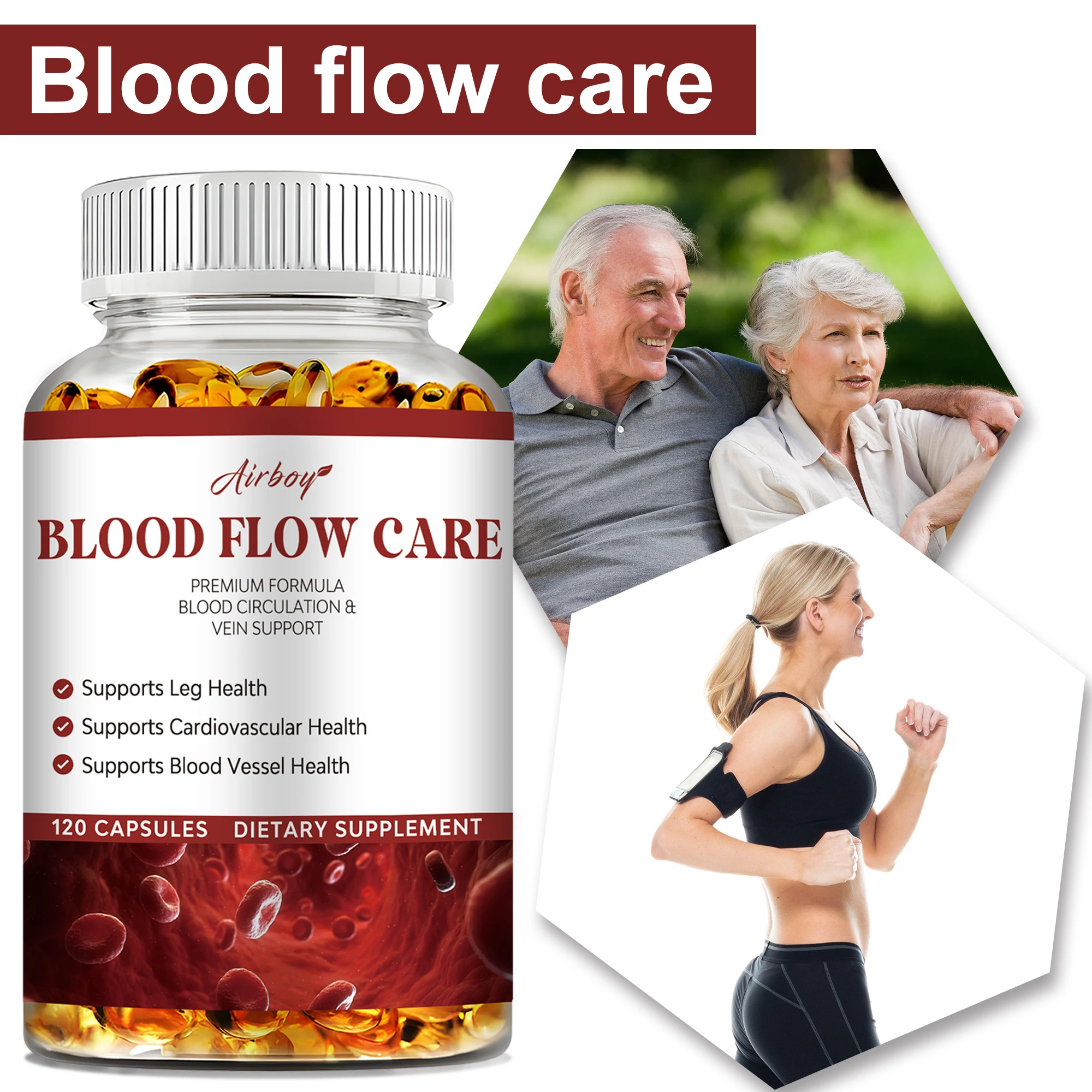 

Капсулы для ухода за кровотоком — помогают баланс кровяного давления, улучшают кровоток, способствует здоровью сердца, мозга и сердечно-сосудистой системы.