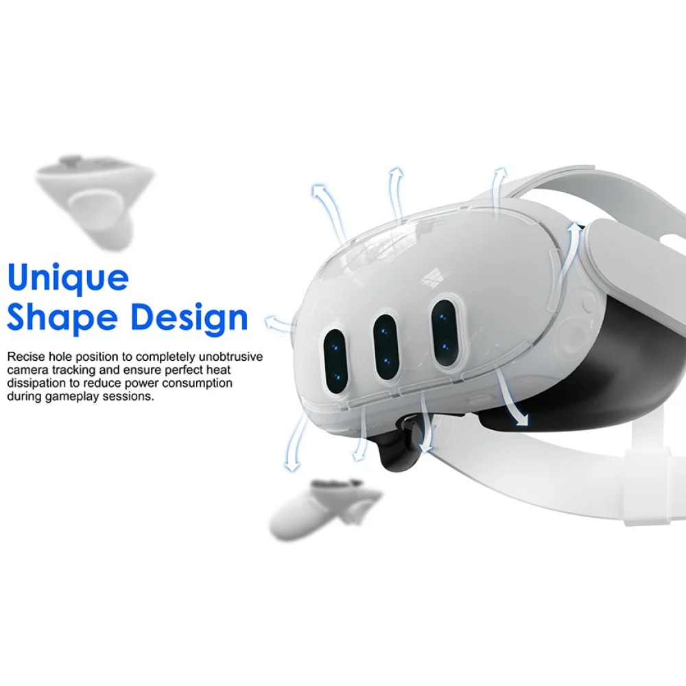 VR แว่นตาชุดป้องกันกระจกนิรภัยฟิล์มฝาครอบเลนส์ + VR Grip Rocker Cap + คริสตัล + Face Pad Combo อุปกรณ์เสริมสําหรับ Quest 3