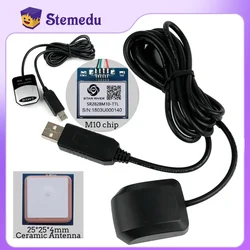 M10 G-MOUSE GPS Module with Flash CH340 USB to TTL GPS+Beidou+Galileo+QZSS Positioning Module for Car Boat Laptop Navigation DIY