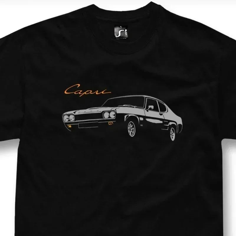 

100% Cotton T Shirt for ford Capri fans Classic car tshirt RS