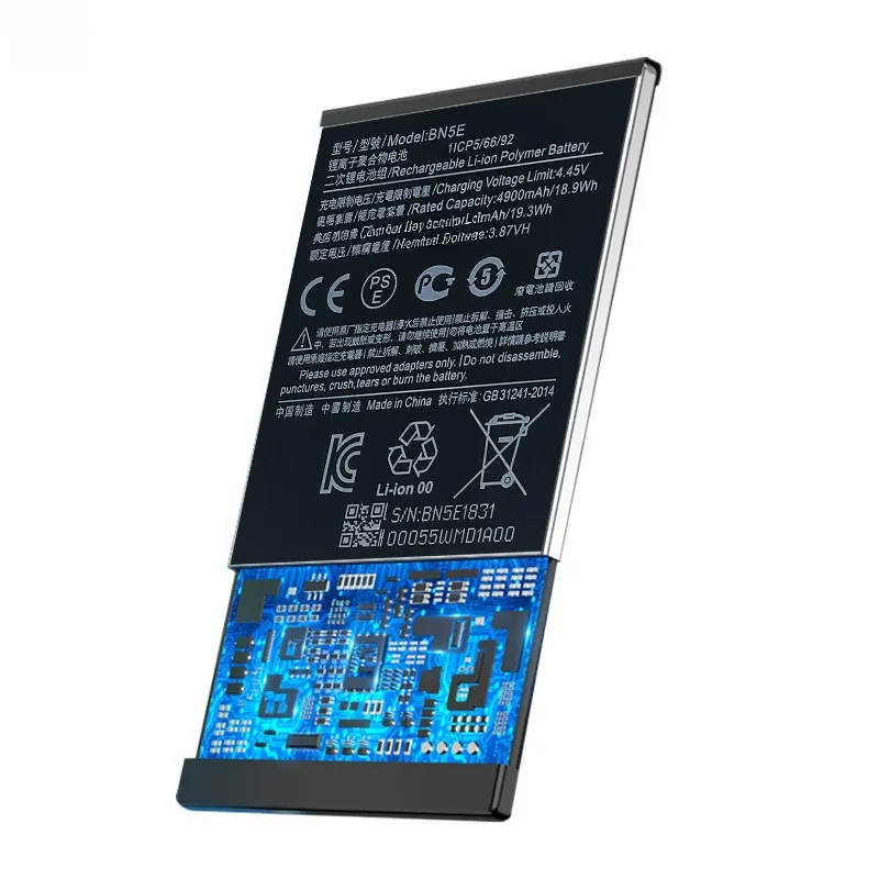 Upgrade New BN5E 5000mAh 3.87V Mobile Phone Battery for Xiaomi Redmi Note 11 Pro 5G POCO X4 PRO 5G 21091116I 2201116SG 2201116PG