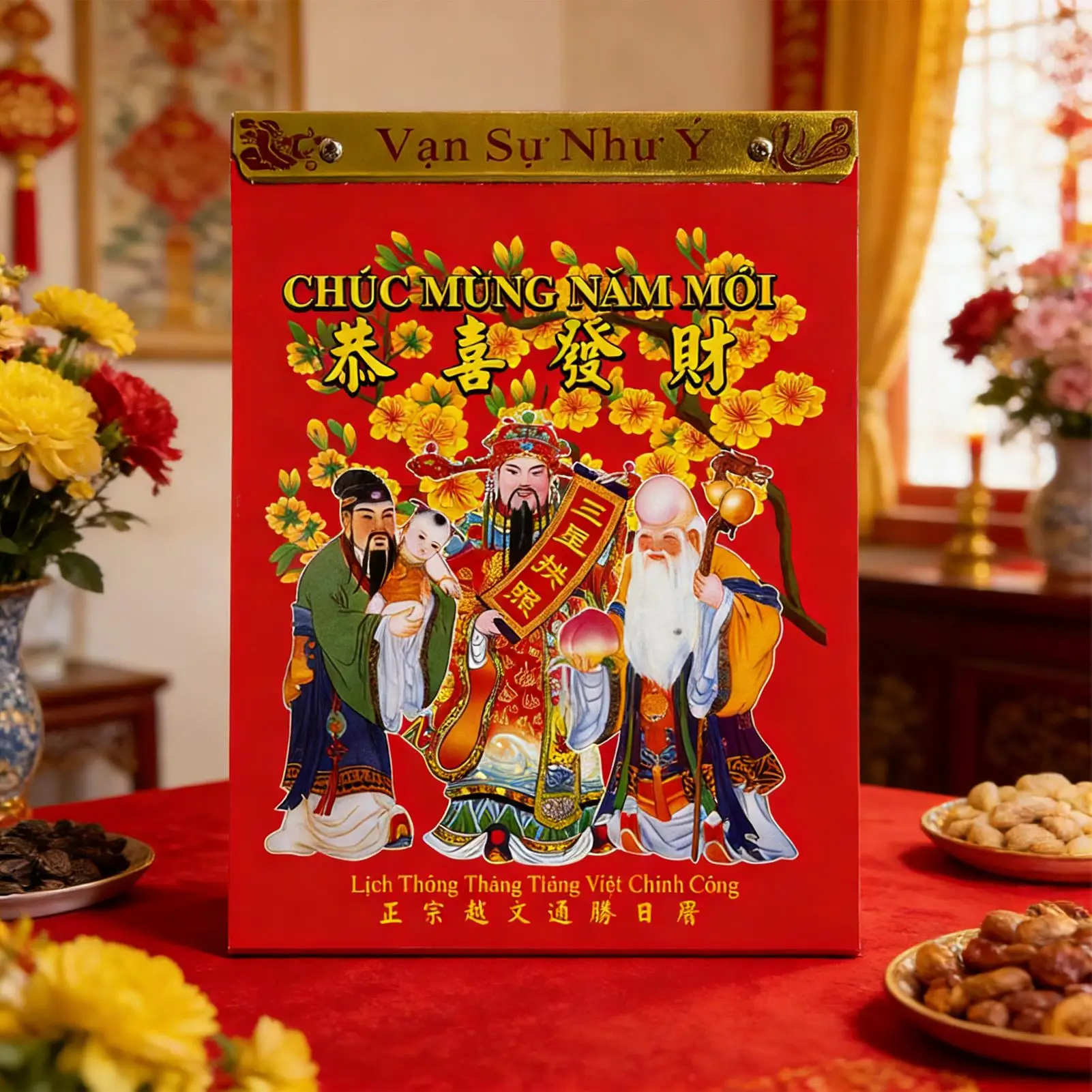 Wall Calendar Vietnamese Tearable 2026 Old Imperial Calendar Chinese Traditional Horse Years Hanging Calendar Wall Calendar