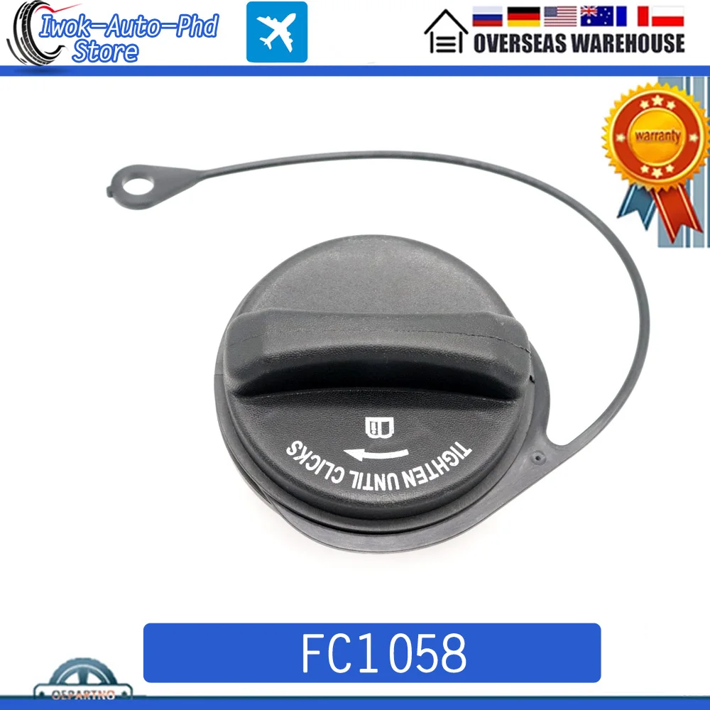 FC1058 New Black Car Fuel Tank Gas Cap Cover for Ford Explorer Taurus Mercury Montego 3.5L 4.0L 4.6L 6L2Z9030F