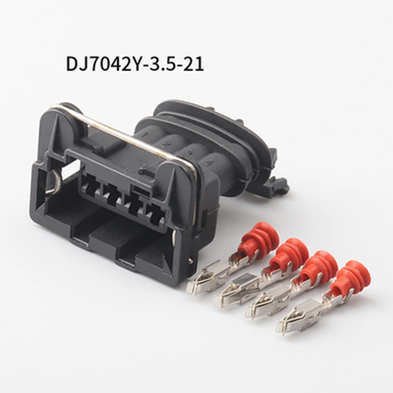 

5/10/100sets 4 Pin Female Electrical Automotive Plug Waterproof Wire Auto Connector 282192-1
