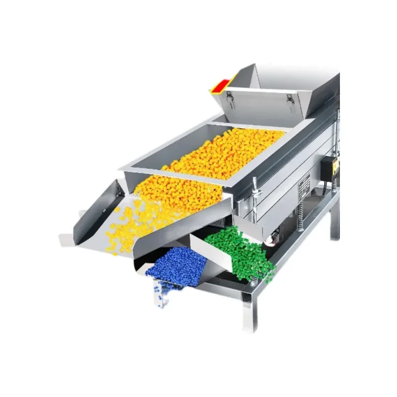 Small Industrial Linear Screener Tea Vibrating Sifter Corn Soybean Bean Sorter Electric Sand Sieve Dry Screen Machine