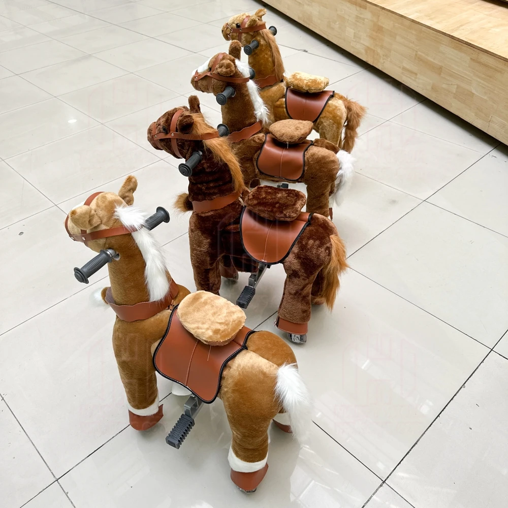 

Плюшевый механический лошадь-аттракцион для торговых центров