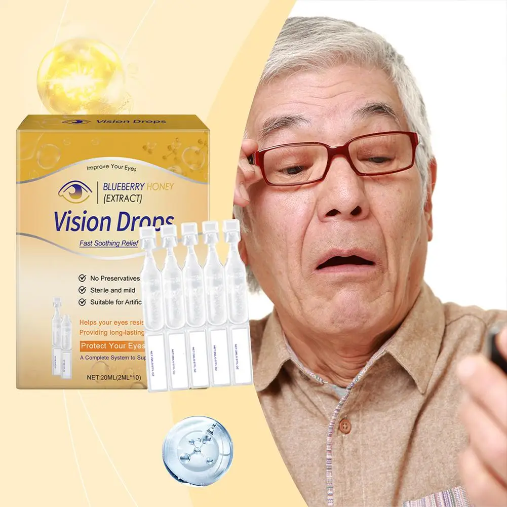 Cataract Cure Eye Liquid Eyes Fatigue Treatment Relief Dry Restore Relieves Improvement Eyesight Drops Eyeball Vision Itchy O6Z8