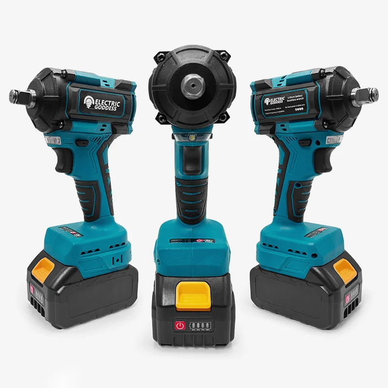 آلهة كهربائية بدون فرش 650N.m عزم الدوران مفتاح ربط كهربائي لاسلكي متعدد الوظائف لإصلاح السيارات لبطارية ماكيتا 18 فولت دبوس #4