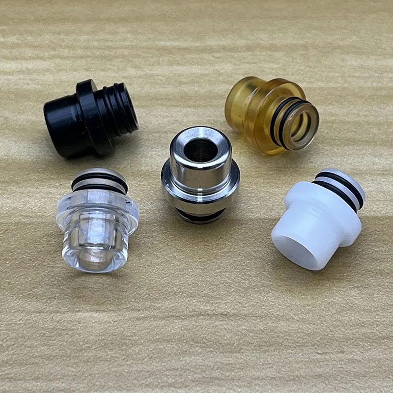 หัวหยด MTL สไตล์ T9 510สแตนเลสสตีลขนาดเล็กที่ใส่บุหรี่ Pei POM สำหรับ RTA 510 TANK VAPE Atomizer Accessories