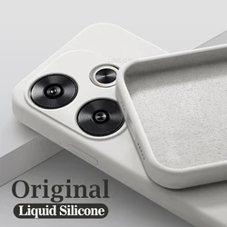 Poco F6 F 6 PocoF6 Case Original Liquid Silicone Soft Cover For Xiaomi Poco F6 Poco F 6 Pro F6Pro PocoF6 Shockproof Phone Cases