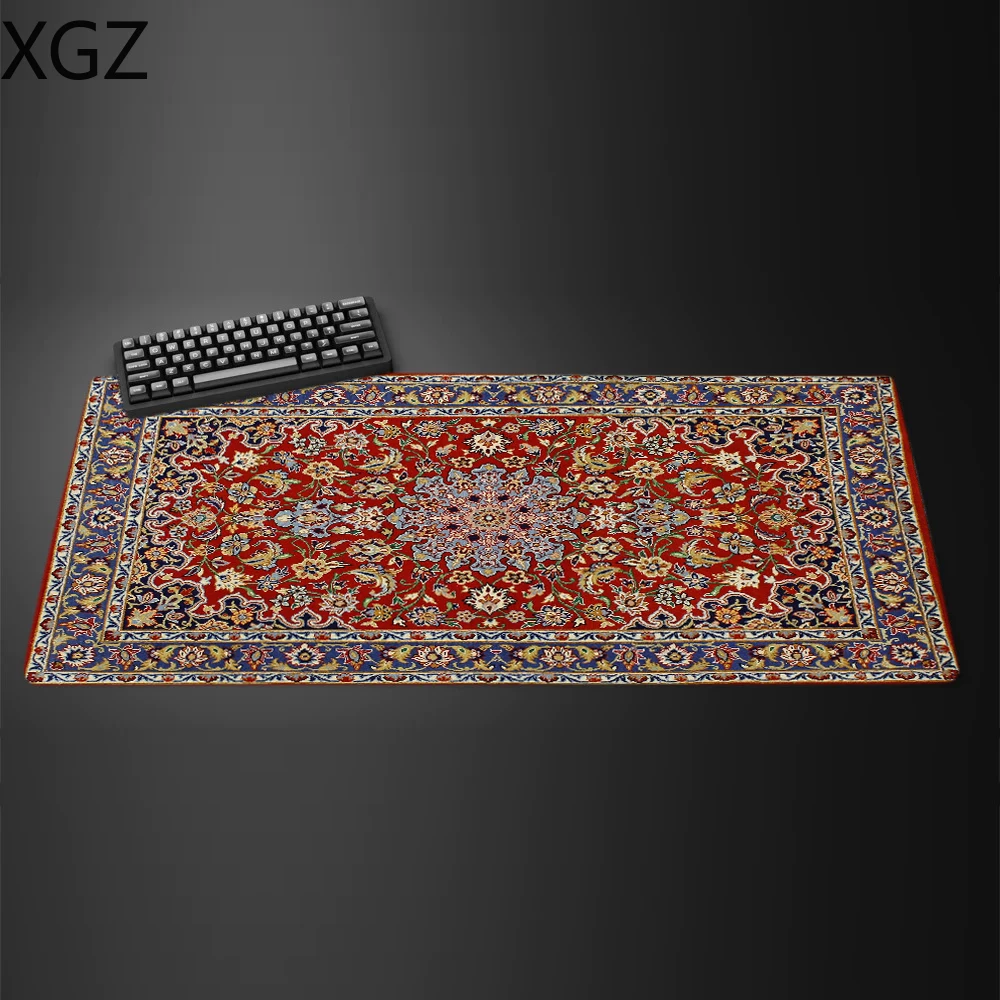 XXL exquisite Persian carpet large mouse pad game table mat accessories suitable for players gaming office washable non-slip