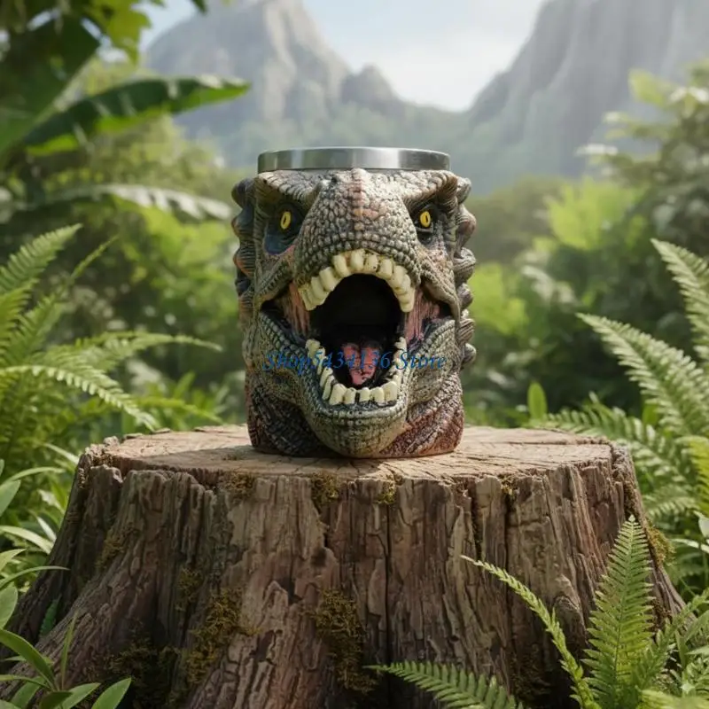 

H7ED Realistic Dinosaurs Design Mugs High Detail Textures Functional Homes