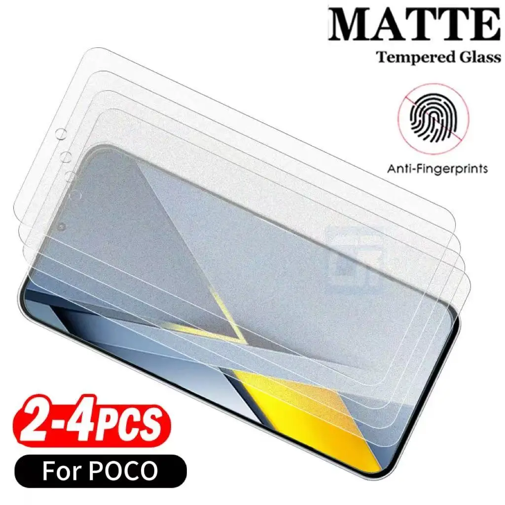 

2/3/4Piece Anti-Glare Frosted Protective Glass for Xiaomi Poco F8 F7 Ultra F8Pro F7Pro Screen Protector Matte Tempered Glass